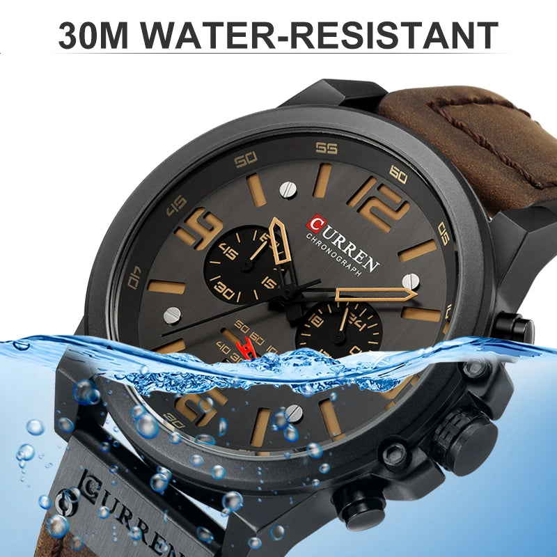 CURREN Mens Watch LUXURY