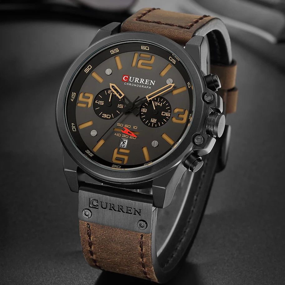 CURREN Mens Watch LUXURY