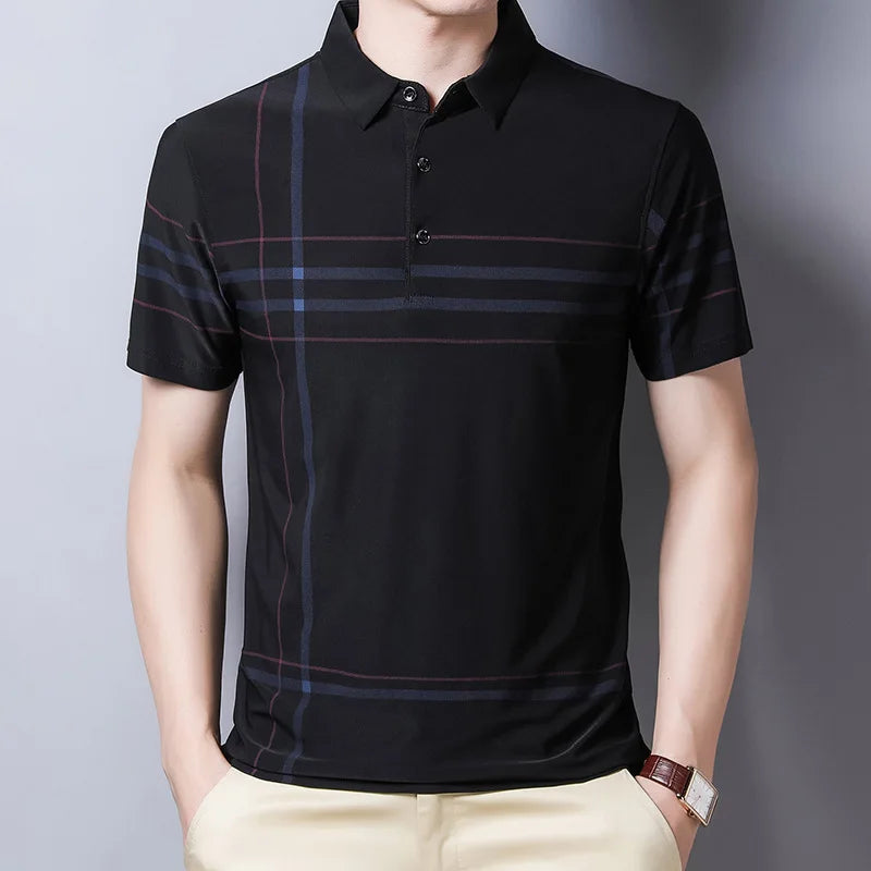 Men's Polo Shirt Business Casual Summer