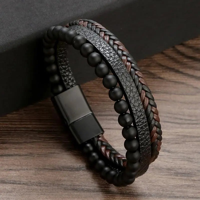 Classic Men's Leather Bracelet