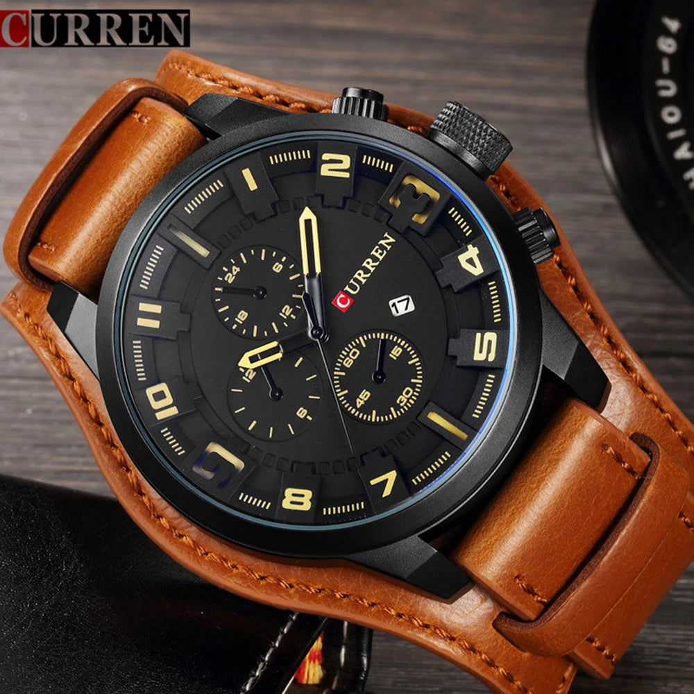 CURREN Men's Watches Top Brand Luxury