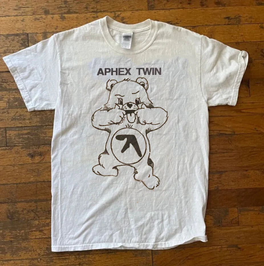 Aphex Twin Bear White Short Sleeve