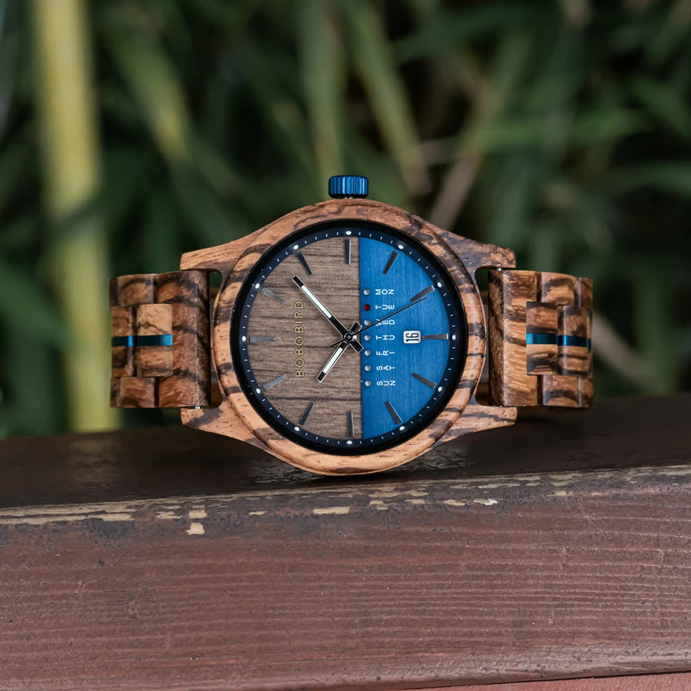 BOBO BIRD Men's Watches Niche Wooden