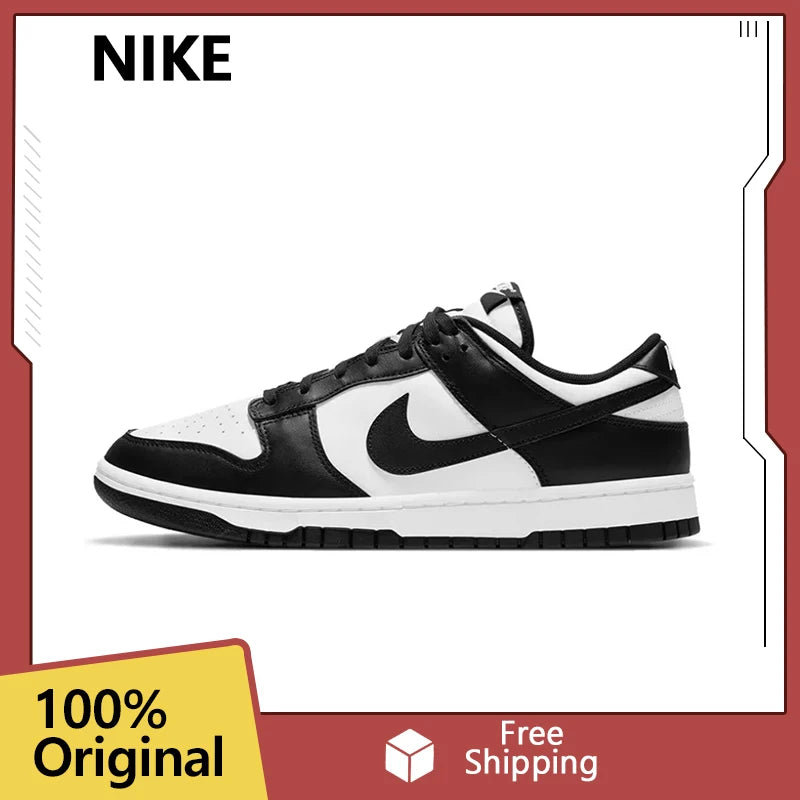 Nike Dunk Retro Black White Men Women