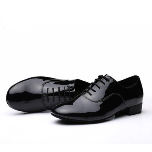 Men New Leather Men's Latin Dance Shoes