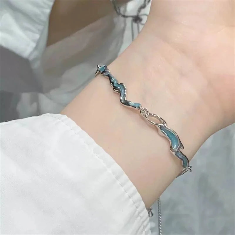 Elegant Crystal Flowers Bracelet For Women