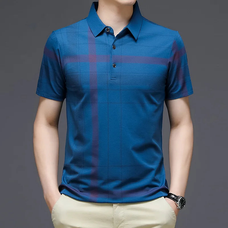 Men's Polo Shirt Business Casual Summer