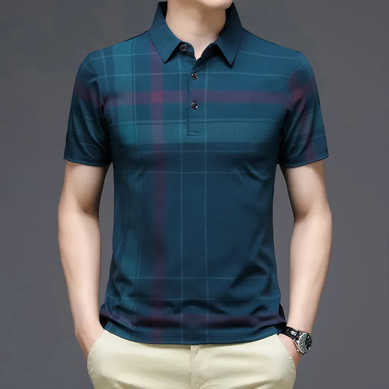 Men's Polo Shirt Business Casual Summer