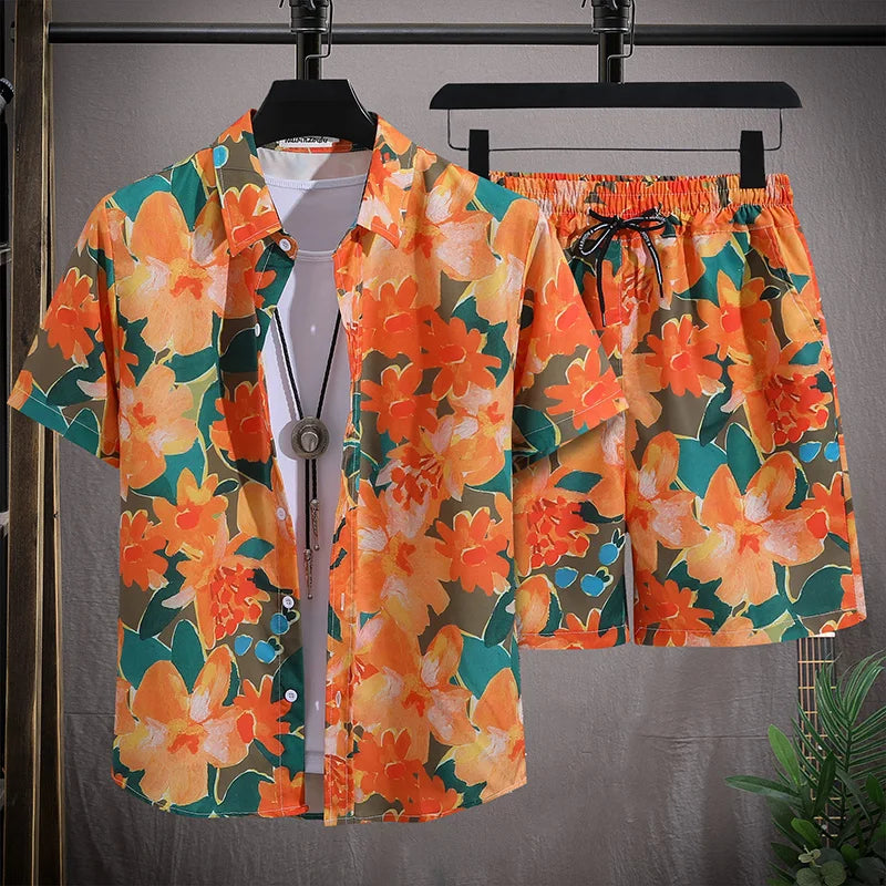 Men's Hawaiian Beach Set Single