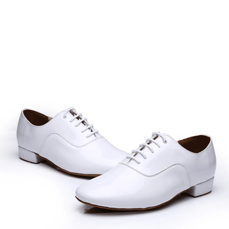 Men New Leather Men's Latin Dance Shoes