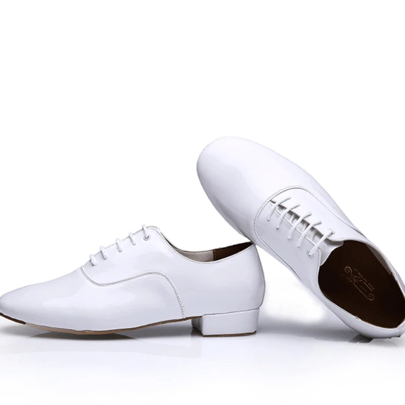 Men New Leather Men's Latin Dance Shoes